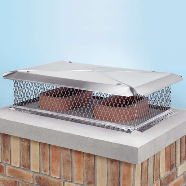 FOXY METAL FABRICATION CHIMNEY CAP,BOLT ON CHIMNEY COWL TO FIT 5/125MM FLUE PIPE/STOVE PIPE 