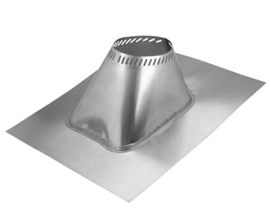 7" VENTIS STAINLESS STEEL CHIMNEY FLASHING - STANDARD PITCH [0/12 - 6/12]