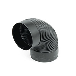 6 90 Degree Elbow Snap Lock Corrugated Non Adjustable 6 90 Degree Elbow Snap Lock Corrugated Non Adjustable