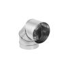 DuraBlack SS 8" - 90 degree elbow (non-adjustable)
