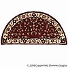 Woodfield 100% Wool - Brick Red Oriental (22" x 44" Half Round)