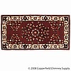 Woodfield 100% Wool - Brick Red Oriental (22" x 44" Rectangle)