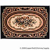 Olefin Contemporary Hearth Rug - Bordeaux Evening (31" x 45")