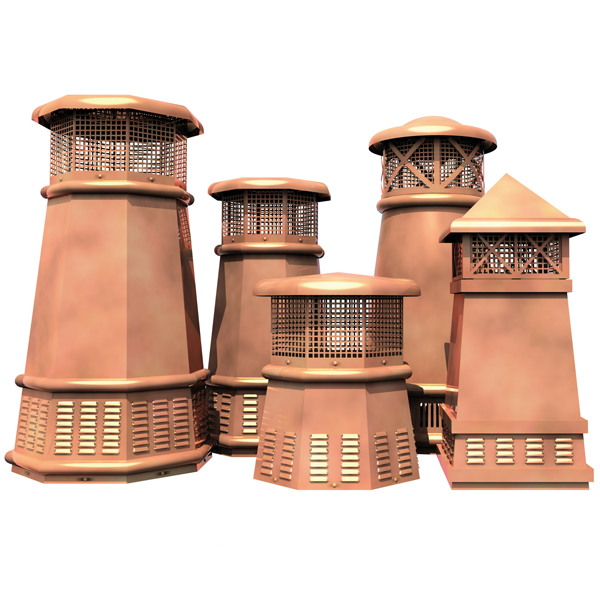 chimney pots