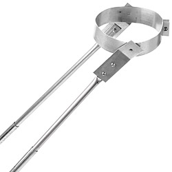 5", 6", 7", & 8" Ventis Stainless Steel - Telescoping Roof Brace (Fits 5" - 8" Solid Packed chimneys