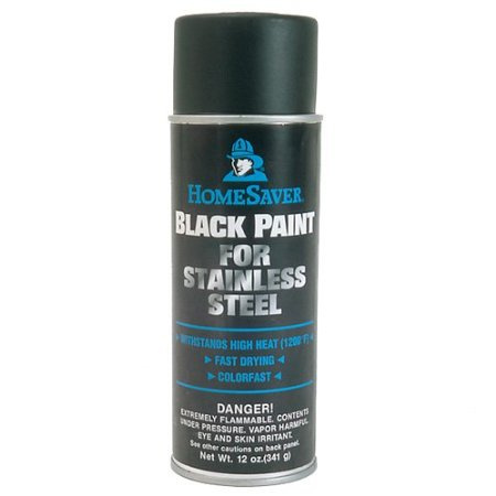"Homesaver" Black paint for Stainless Steel