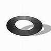 DuraTech 6in Roof Support Trim Collar 10/12 - 12/12 pitch, Black